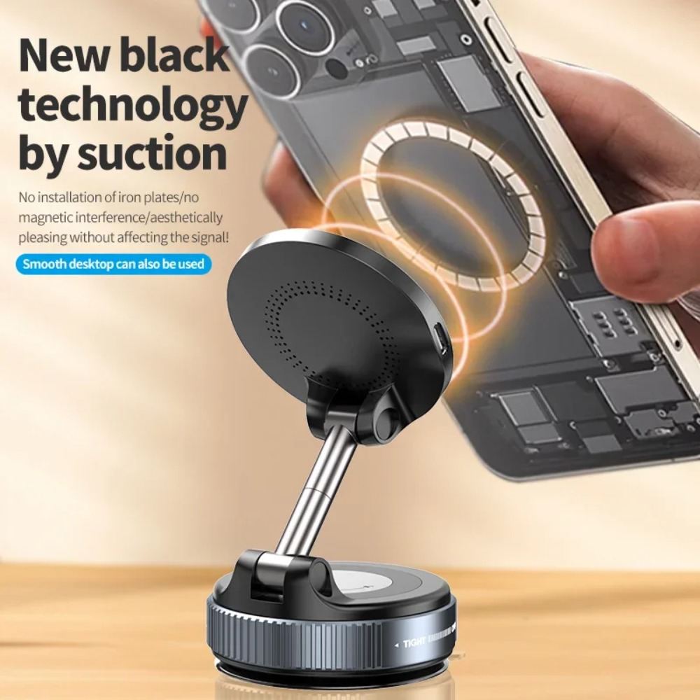 Soporte para teléfono con carg - Wireless Car Charger Mount Fast Charging reseña y precio