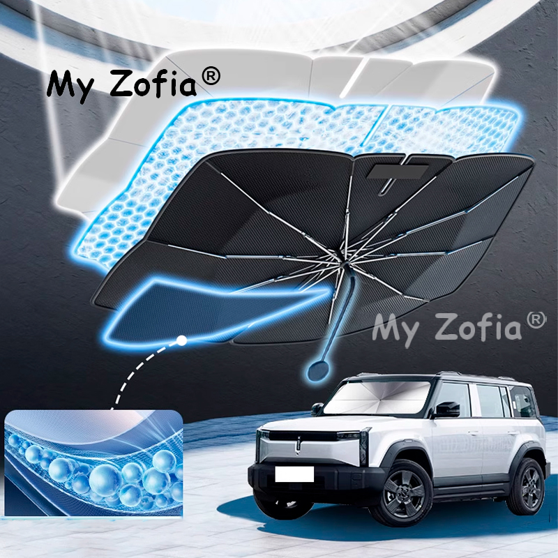 Parasol Plegable Tipo Sombrill - Car Sunshade Windshield Umbrella Foldable reseña y precio