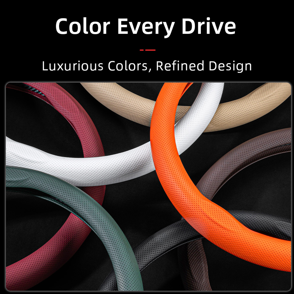 Funda para volante de coche de - Car Steering Wheel Cover Anti Slip Breathable reseña y precio