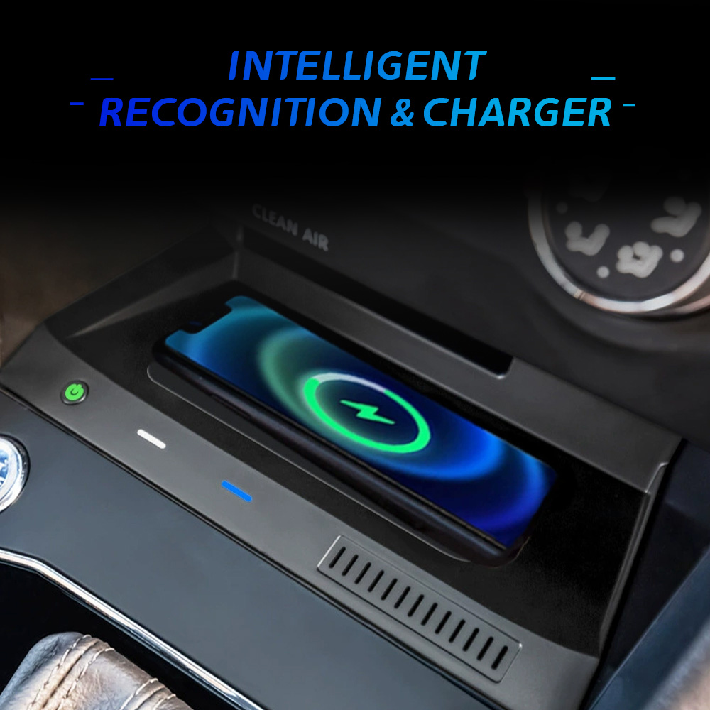 Base de carga inalámbrica para - Wireless Car Charger Mount Fast Charging reseña y precio