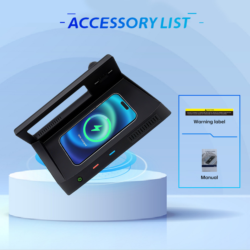 Base de carga inalámbrica para - Wireless Car Charger Mount Fast Charging reseña y precio