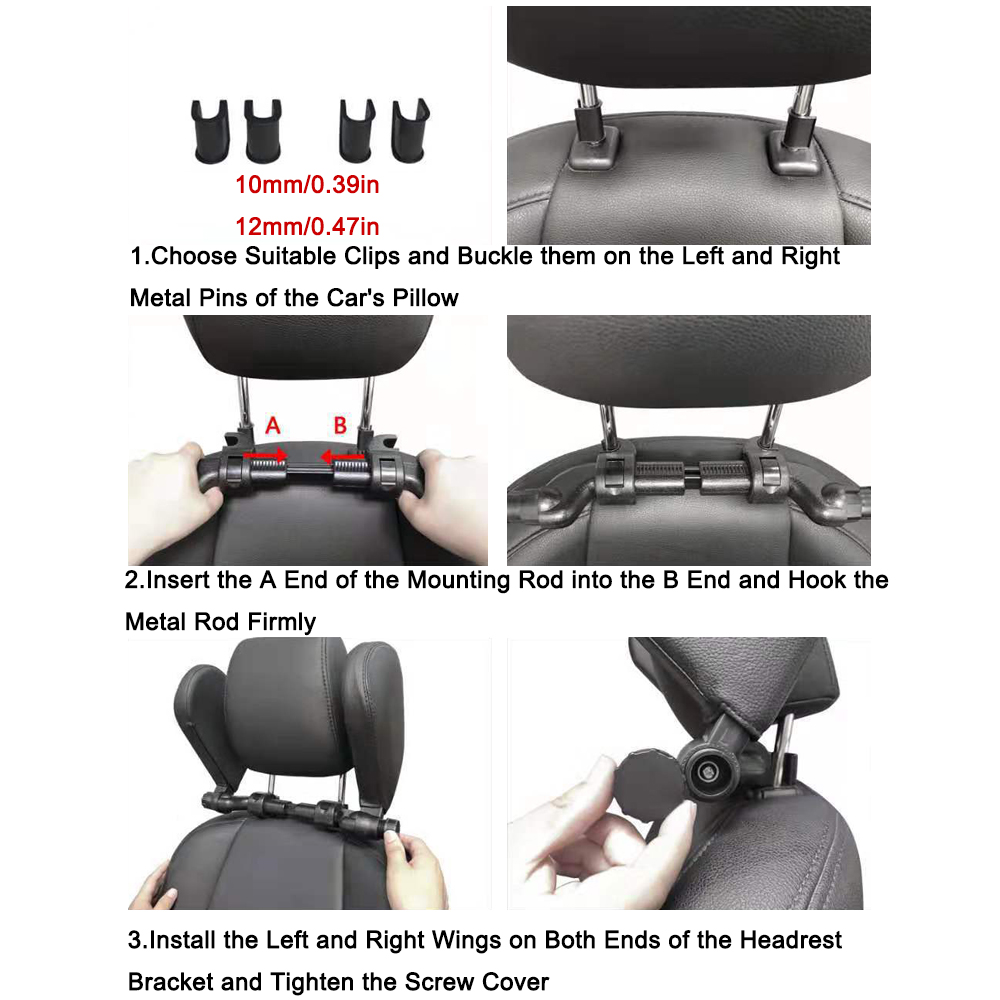 Almohada para reposacabezas de - Memory Foam Car Neck Pillow Lumbar Support reseña y precio
