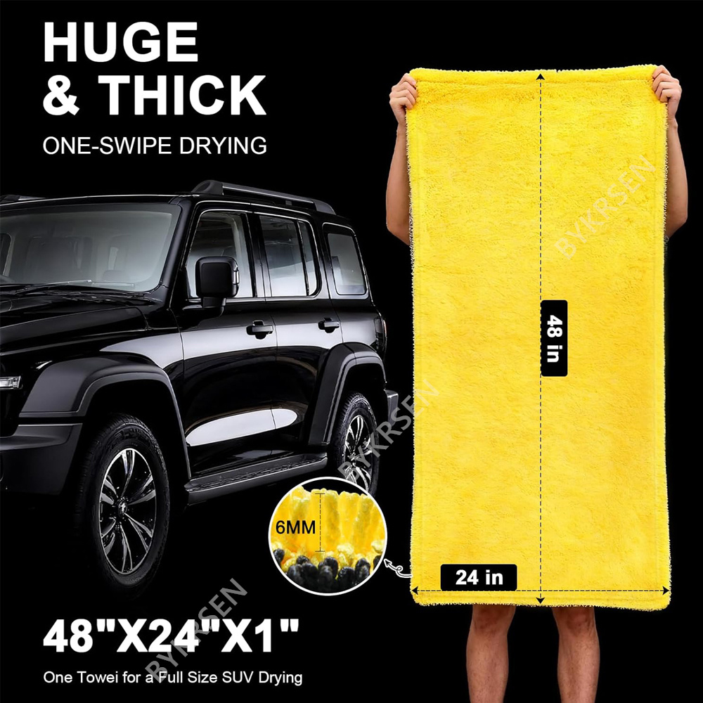 Toalla de microfibra para auto - Microfiber Car Drying Towel Super Absorbent reseña y precio